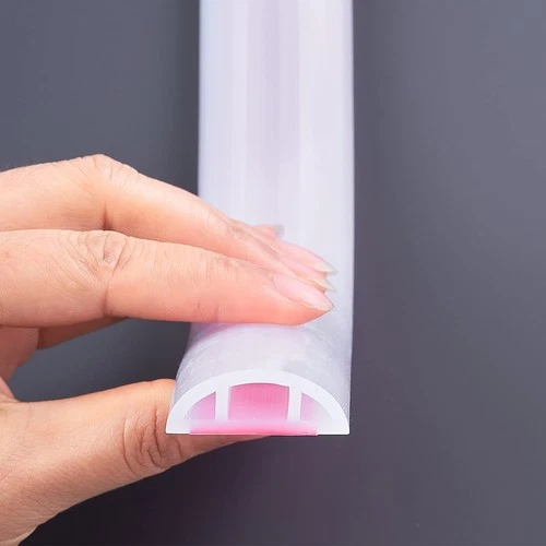 Bathroom Foldable Block water Stopper sealing strip shower threshold dam Self...