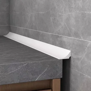 Water Barrier for Sink,Shower Threshold Dam Barrier,Waterproof White 2m